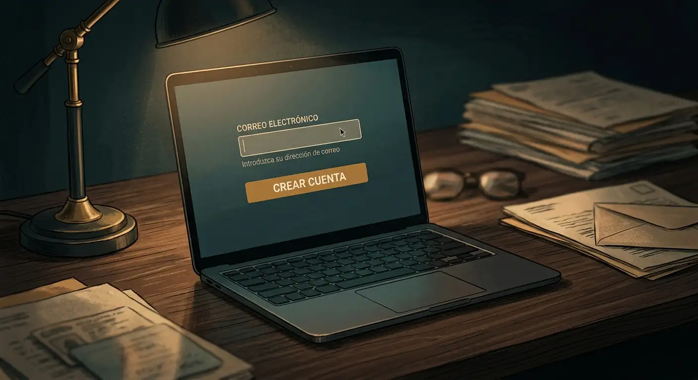 Ilustración conceptual de un proceso de registro sin verificación previa en un casino online