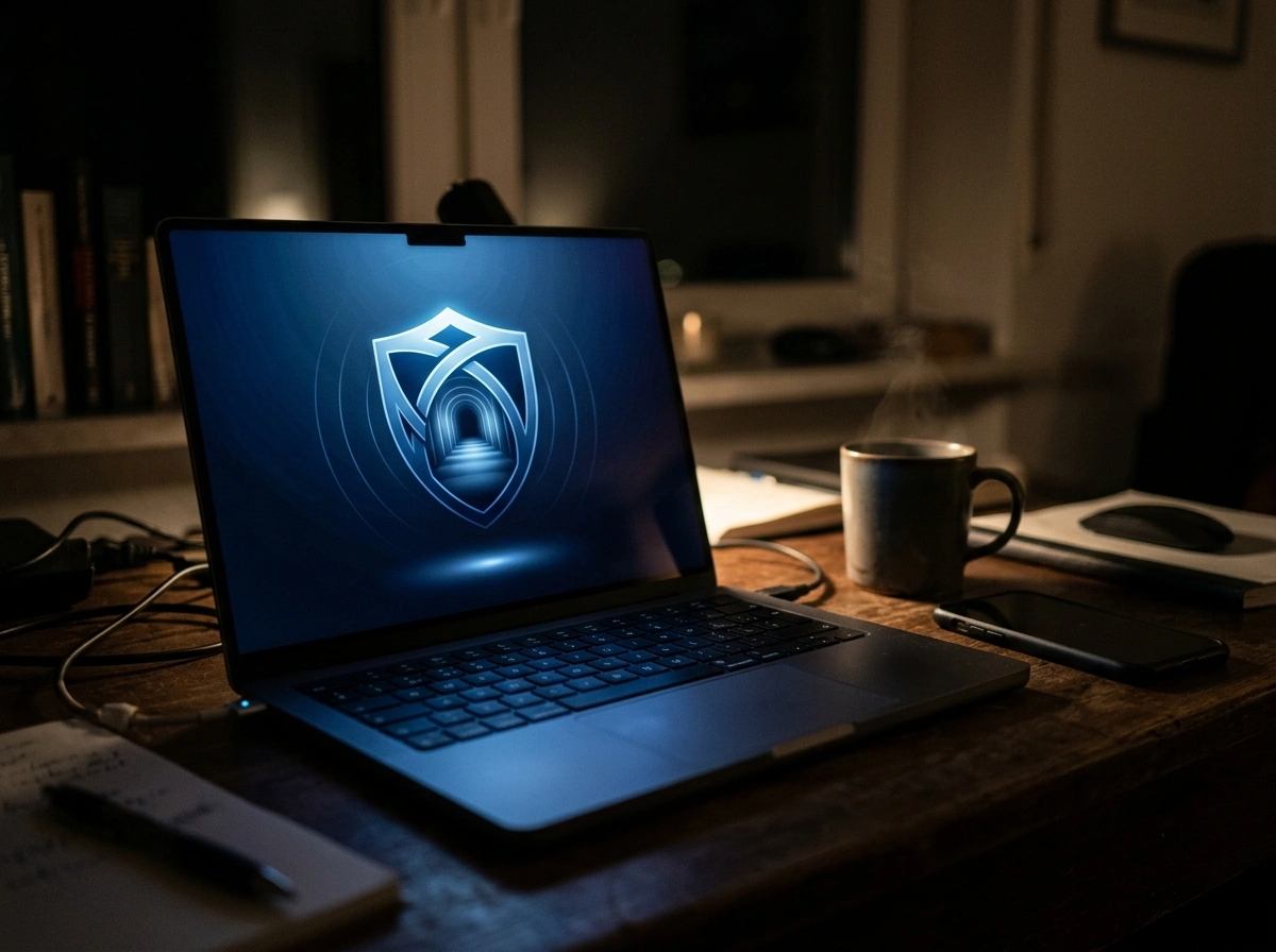 Persona usando una VPN para acceder a un casino no autorizado desde España
